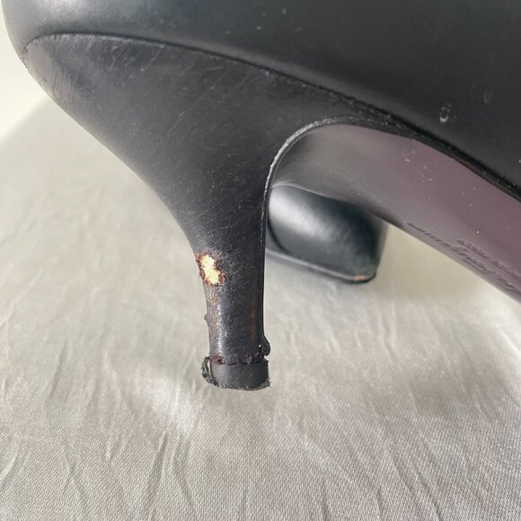 Salvatore Ferragamo 2inch kitten heels Black - Picture 7 of 7